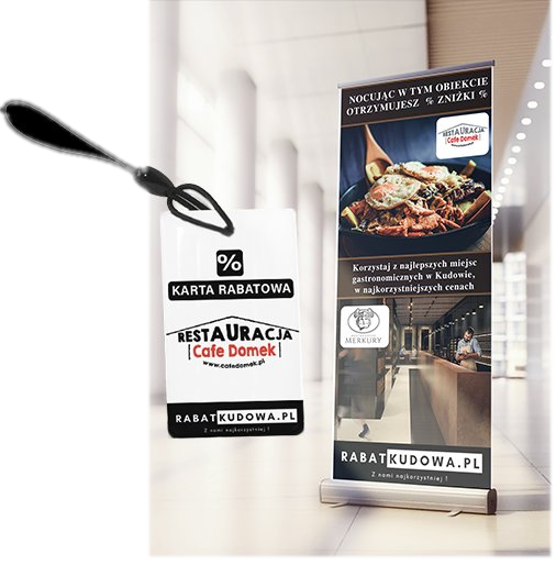 Brelok karta rabatowa RabatKudowa.pl