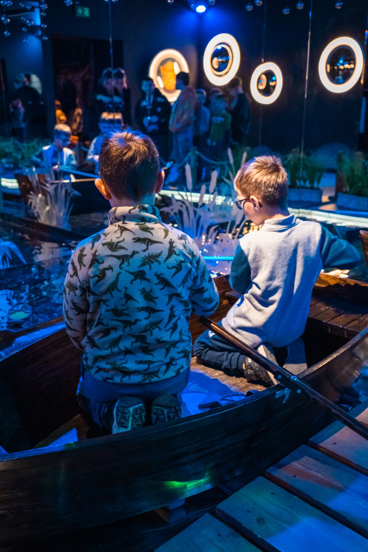 Dzieci w łodzi interaktywne muzeum Kudowa-Zdrój